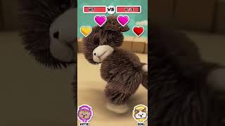 犬と猫が戦うゲーム #AI #癒し