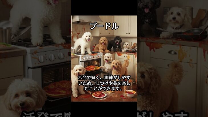 プードルのかわいい生態、雑学【犬】#dog #dogshortsvideo #いぬ #イヌ #犬 #子犬  #かわいい #雑学 #豆知識 #解説